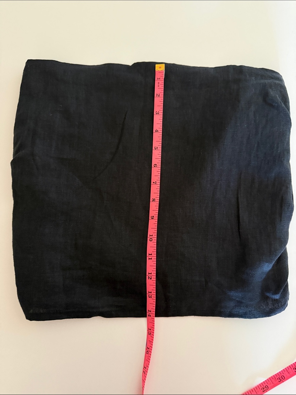 Faithfull the Brand Black Linen Set Nelli Maxi Skirt & Strapless Crop Top SZ 12 - Picture 3 of 16